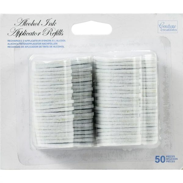 Alcohol Ink Applicator Tool Felt Refills ( 50 pack ) For Sale