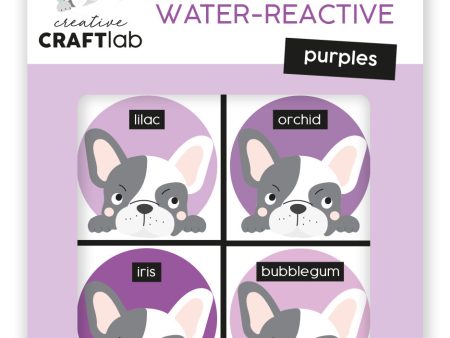 CCL Ink Pads Water-Reactive Purples Essentials 120x70x16mm 6 PC nr.20 For Cheap