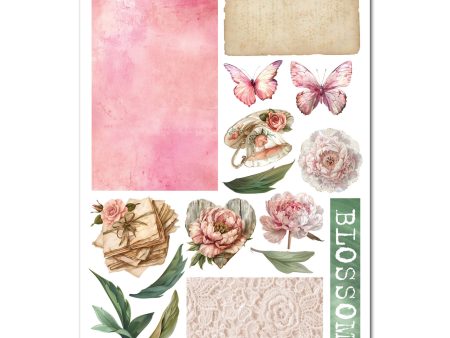 3Quarter Designs Blossoming Peonies - Mini Project Sheet Online Sale