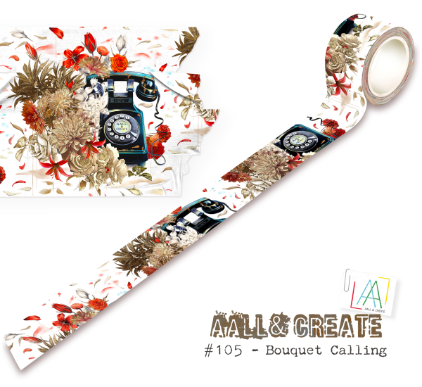 AALL and Create - Washi Tape - Bouquet Calling on Sale