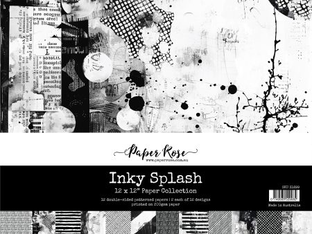 Inky Splash 12x12 Paper Collection 31899 Online Hot Sale