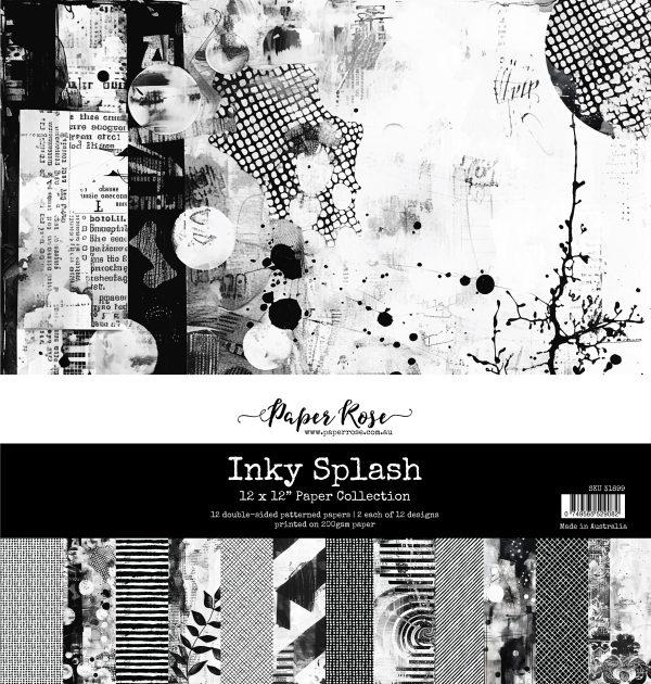 Inky Splash 12x12 Paper Collection 31899 Online Hot Sale