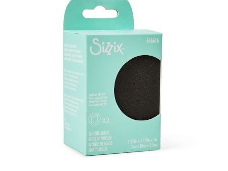 Sizzix Making Essentials Sanding Blocks, 2 3 4  x 3 7 8  x 1”, 2PK For Sale