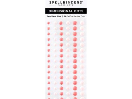 Dimensional Two Tone Pink Enamel Dots Online