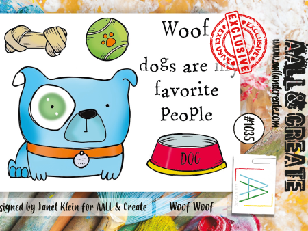 AALL and Create  A7 Stamp Set - 1035 - Woof Woof Sale