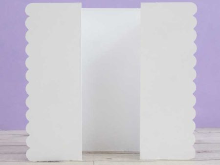 Luxury Shaped Card Blanks & Envelopes - Scalloped Edge Gatefold Fashion