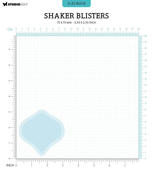 SL Shaker Blisters Christmas Ball Essentials 75x75x11mm 10 PC nr.17 For Cheap