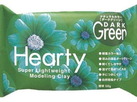 Hearty Soft Clay - Dark Green 50g Supply