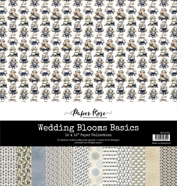 Wedding Blooms Basics 12x12 Paper Collection 31725 Online now