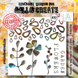 AALL and Create #182 - 6 x6  Stencil - Botanology Fashion