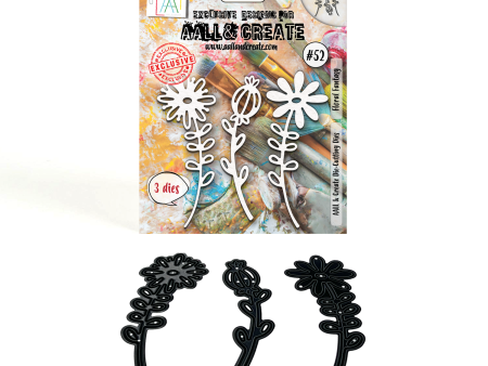 AALL and Create - Die-Cutting Die Set - Floral Fantasy Online Sale