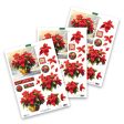 Die Cut Decoupage – Potted Poinsettia (pack of 3) For Cheap