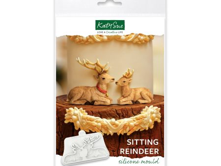 Sitting Reindeer Silicone Mould For Sale