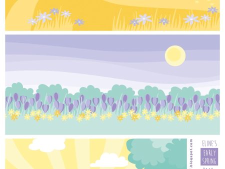 Marianne Design A4 Cutting Sheet - Eline s Early Spring Backgrounds Hot on Sale