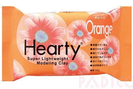 Hearty Soft Clay - Orange 50g For Cheap