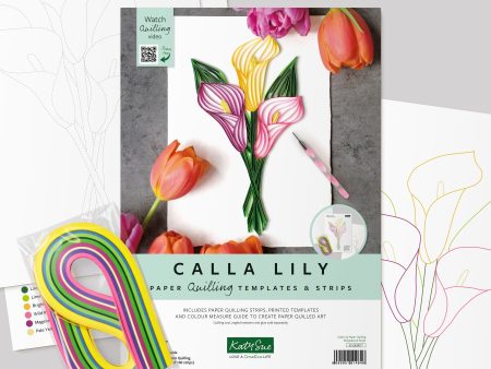 Calla Lily Quilling Template Kit Online Sale