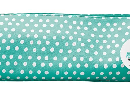 ABM Pencil Case Turquoise With White Dots Signature Collection 1 PC Online Sale