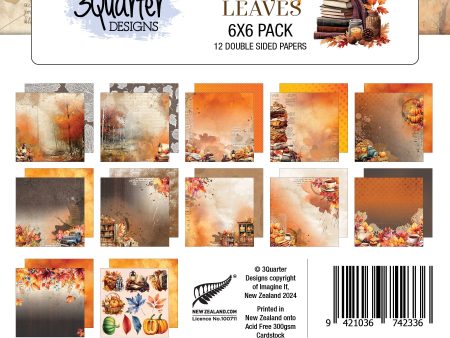 3Quarter Designs Falling Leaves 6x6 Paper Pack Online Sale