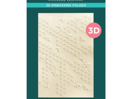 Bee-Cause 3D Embossing Folder from the Through the Arbor Garden Collection by Susan Tierney-Cockburn Sale