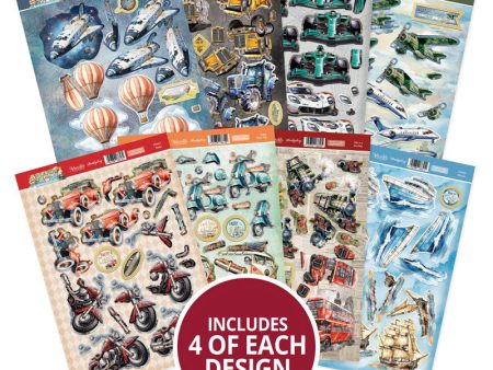 By Land, Sea And Air Decoupage Topper Collection For Sale