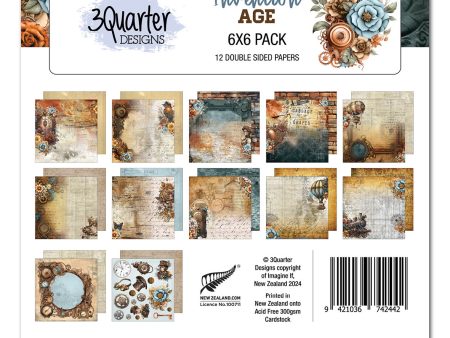 3Quarter Designs Invention Age 6x6 Paper Pack Online