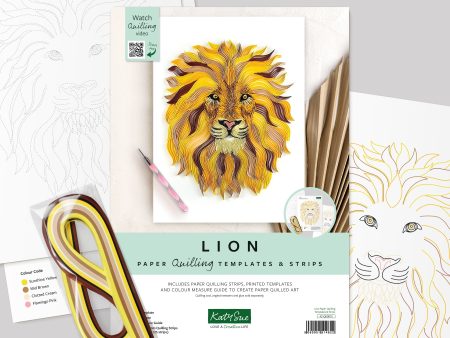 Lion Quilling Template Kit For Discount