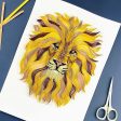 Lion Quilling Template Kit For Discount