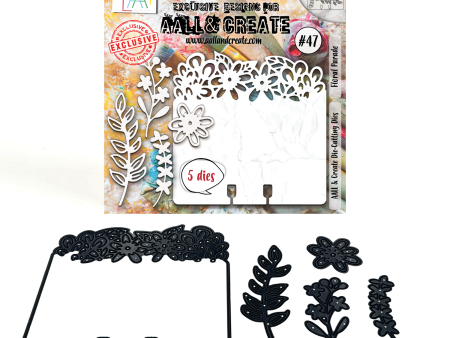 AALL and Create - Die-Cutting Die Set - Floral Parade Supply