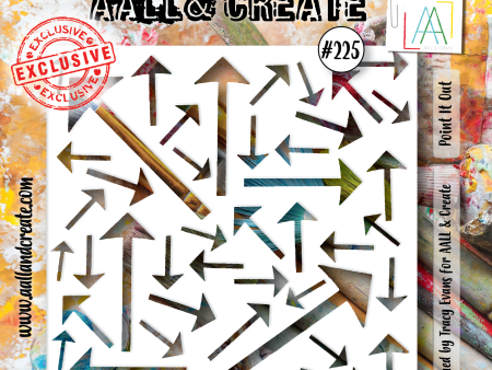 AALL and Create - 6 x6  Stencil - Point It Out Cheap