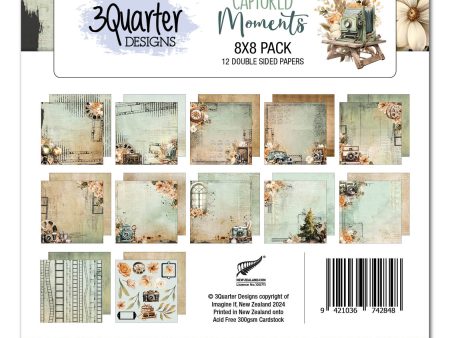 3Quarter Designs Captured Moments 8x8 Paper Pack Online