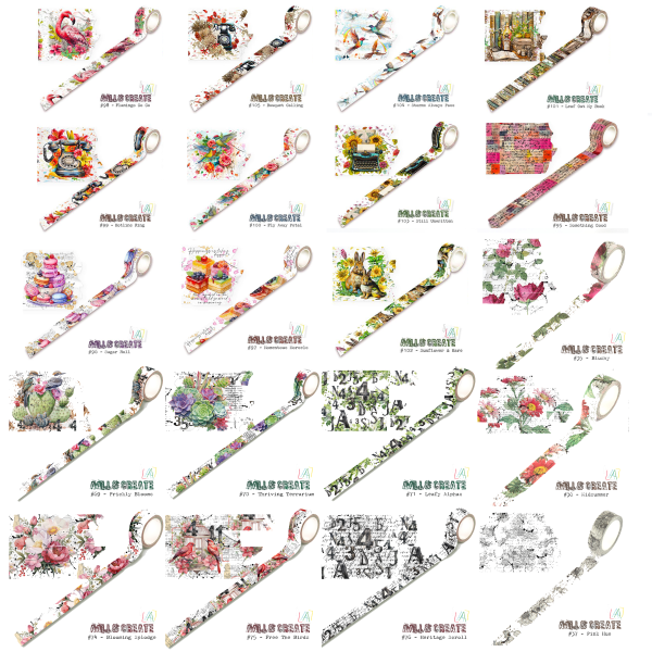 AALL and Create - Washi Tape - Bouquet Calling on Sale