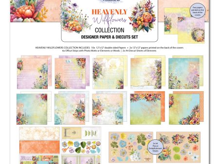 3Quarter Designs Heavenly Wildflowers 12x12 Scrapbook Collection Online