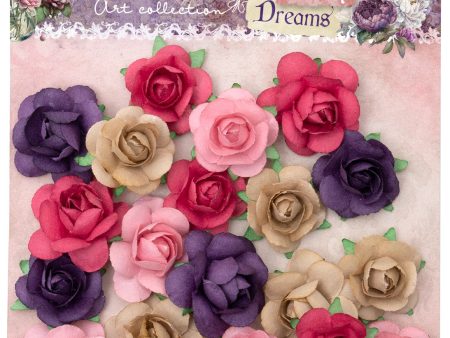 JMA Paper Flowers 1,5 & 2 cm Victorian Dreams 20 PC Online now