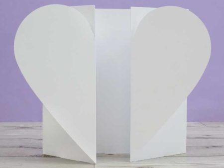 Luxury Shaped Card Blanks & Envelopes - Heart Gatefold Fashion