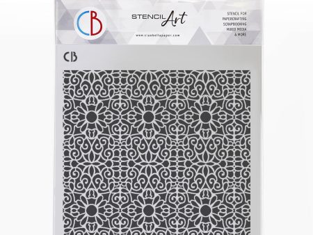 Texture Stencil 8 x8  Macramé Effect For Discount