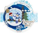 Marianne Design A4 Cutting Sheet - Hetty s Snoesjes - Winter For Sale