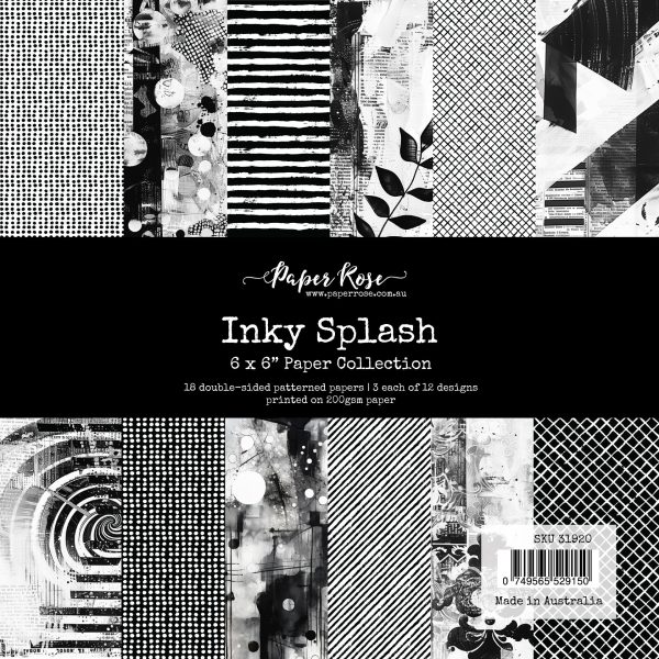 Inky Splash 6x6 Paper Collection 31920 For Sale