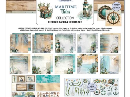 3Quarter Designs Maritime Tides 12x12 Scrapbook Collection Supply