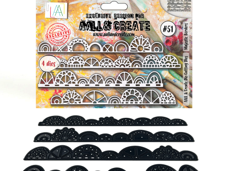 AALL and Create - Die-Cutting Die Set - Majestic Borders Online now