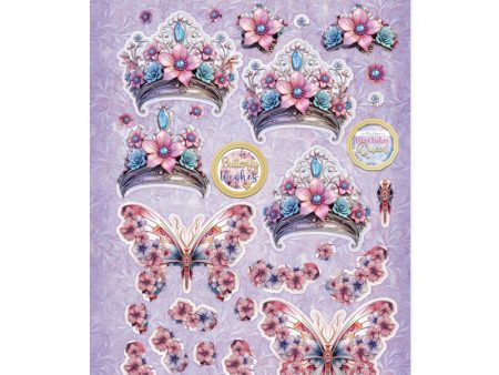 Bejewelled Beauty Decoupage Topper Sheet Sale