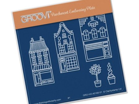 Groovi Wee Shops Plate A6 Sq Discount