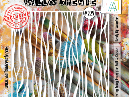 AALL and Create - 6 x6  Stencil - Reeds Of Wonder Supply