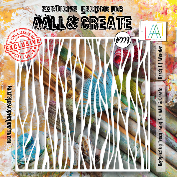 AALL and Create - 6 x6  Stencil - Reeds Of Wonder Supply