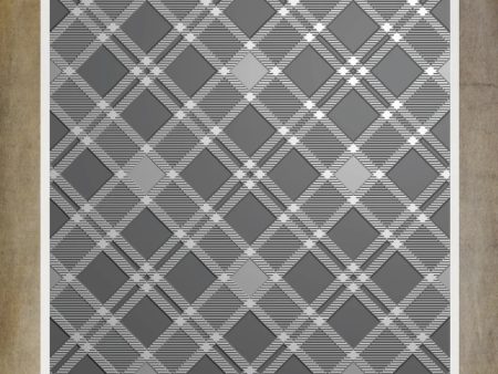 Ben s Plaid 3D Embossing Folder 32157 on Sale