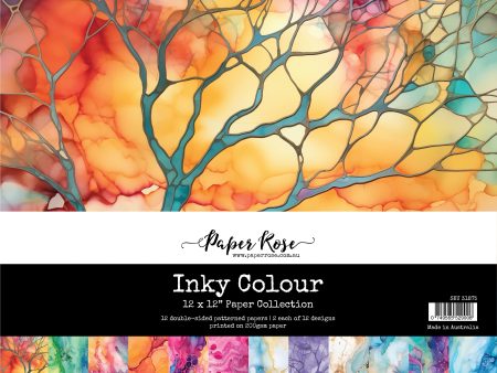 Inky Colour 12x12 Paper Collection 31875 on Sale