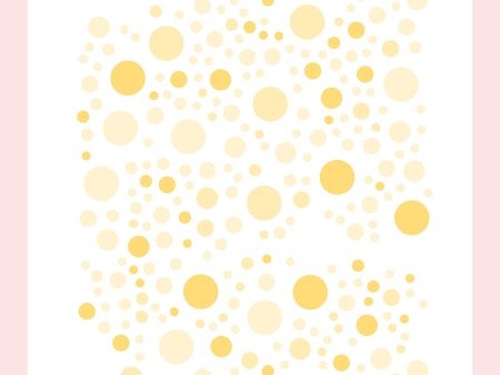 CCL Embossing Folder Bubbles Essentials 1 PC Hot on Sale