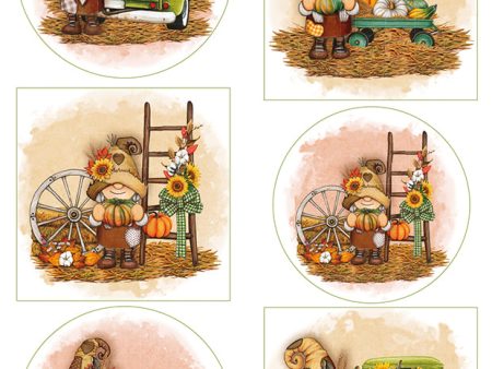 Marianne Design A4 Cutting Sheet - Gnomes - Pumpkins Discount