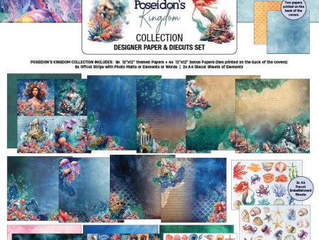 3Quarter Designs Poseidon s Kingdom 12x12 Scrapbook Collection Discount