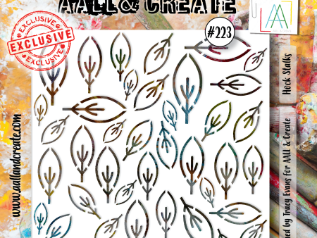 AALL and Create - 6 x6  Stencil - Hock Stalks on Sale