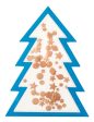 SL Shaker Blisters Christmas Tree Essentials  81.5x113x11mm 10 PC nr.15 Supply